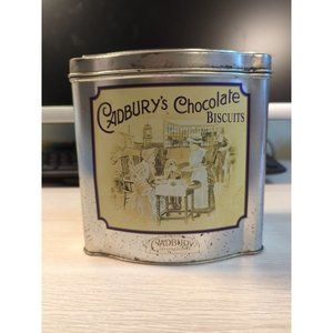 Vintage Cadbury's Chocolate Biscuit Empty Tin 90s